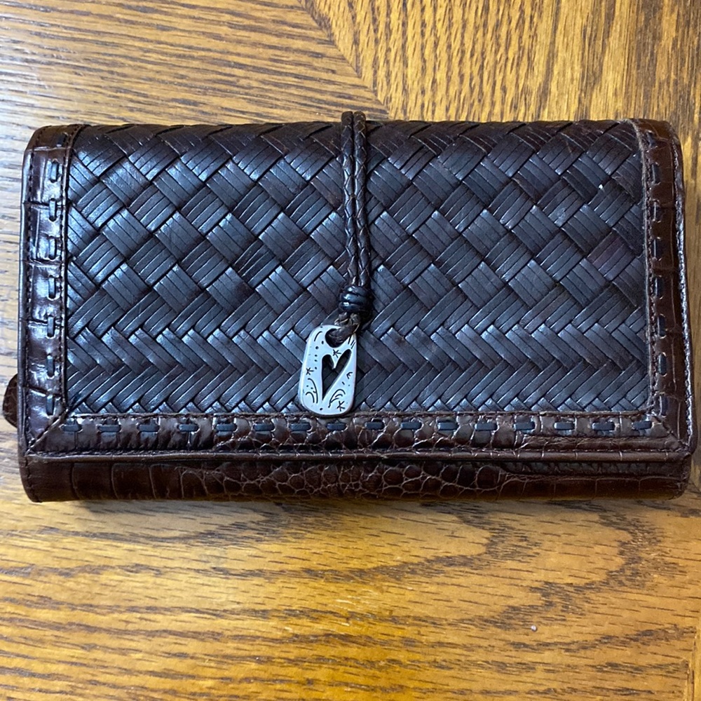 Brighton wallet. 7-1/2” wide. 4” L. - Picture 2 of 15